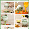 Electric Handheld Vegetable CutterMultifunctional Food Chopper